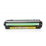 Compatible HP CE742A toner amarillo