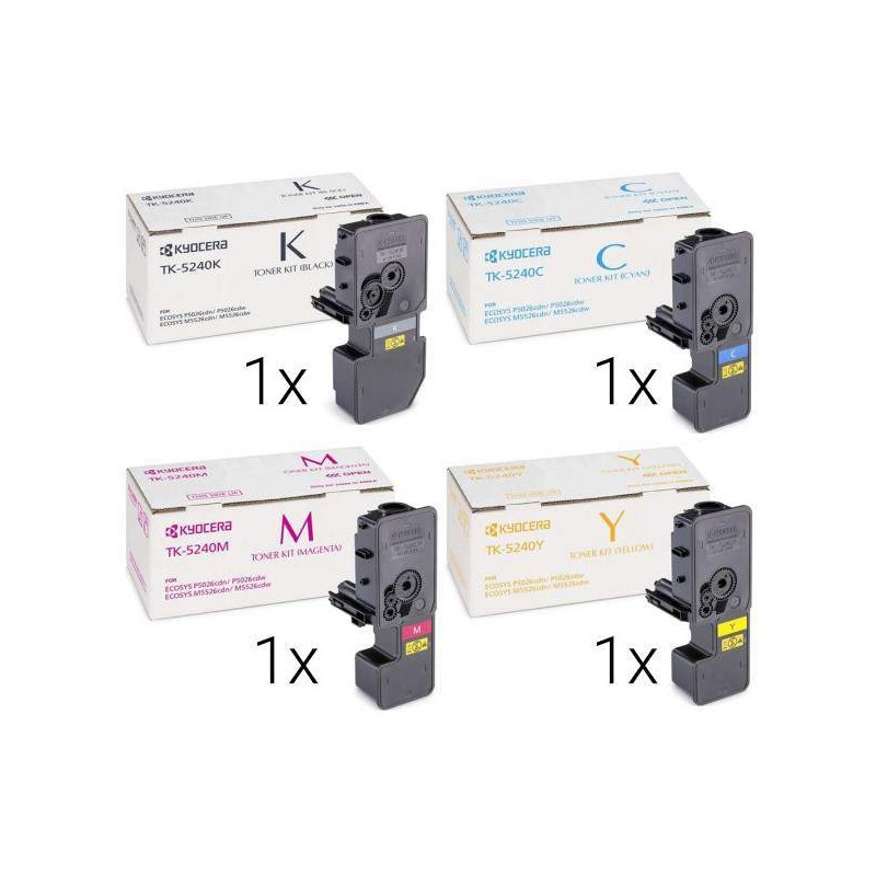  Kyocera Toner TK-5240K BK/C/M/Y Spar-Set/Multipack