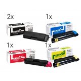 Kyocera Toner TK-590 Spar-Set (2x Schwarz & 1x Gelb, Cyan, Magenta)