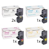 Kyocera Original TK-5230 Toner Sparset/Multipack (2x Black, 1x Yellow, Cyan, magenta)