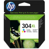 HP Original N9K07AE / 304XL Tinta Cyan/Magenta/Amarillo