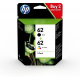 Original HP N9J71AE / 62 print head cartridge Multipack