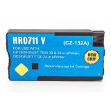 Compatible HP CZ132A / 711 color amarillo