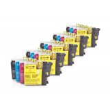 Compatible Brother LC-1100 Tinta Pack Ahorro (que 5 x BK, C, M, Y) 20 piezas