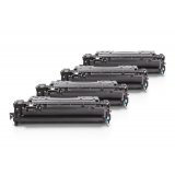 Compatible HP CE505X / 05X Toner Negro Depósito Set (4 piezas)