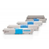 Compatible OKI 44469803 - 44469704 / C310 Toner Spar-Set (Black, Cyan, Magenta, Yellow)